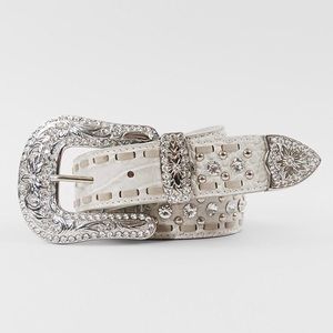 Glitz Western Leather Belt
